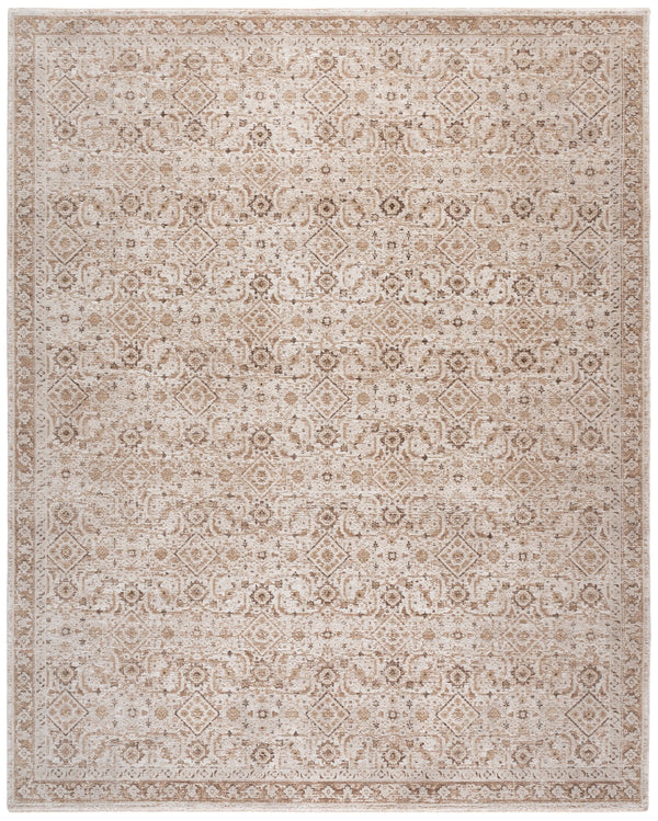 Safavieh Lauren Transitional Ivory Beige-Brown Area Rug, Low Pile 3/8" Power-Loomed Polyester Durable Elegance 9'-0" x 12'-0" LRL1796B-9