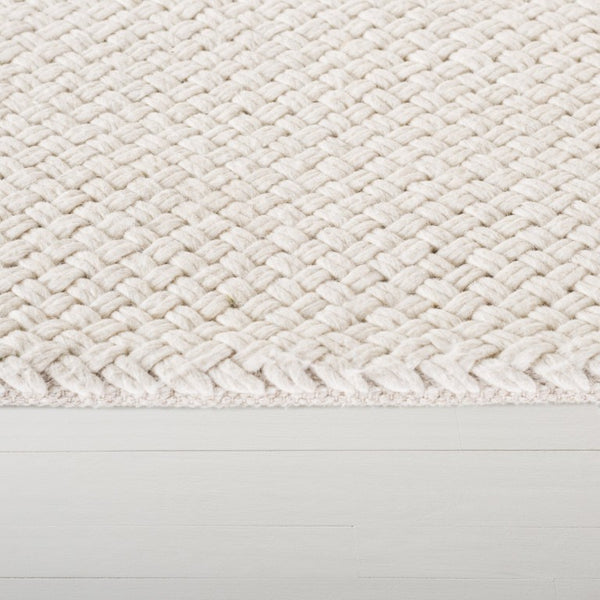 Safavieh Lrl Handwoven Ivory Wool Runner for Hallways with Soft Textured Farmhouse Appeal 3'-0" x 5'-0" LRL1801A-3