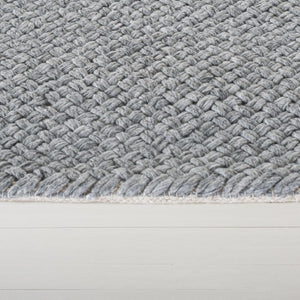 Safavieh Lrl Callum Handwoven Grey Runner Rug Soft PET Cotton Blend for Hallways and Entryways 4'-0" x 6'-0" LRL1801F-4