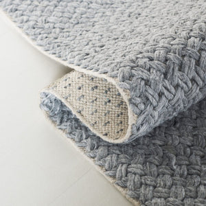Safavieh Lrl Callum Handwoven Grey Runner Rug Soft PET Cotton Blend for Hallways and Entryways 4'-0" x 6'-0" LRL1801F-4