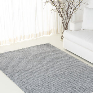Safavieh Lrl Callum Handwoven Grey Runner Rug Soft PET Cotton Blend for Hallways and Entryways 5'-0" x 8'-0" LRL1801F-5