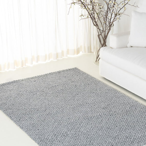 Safavieh Lrl Callum Handwoven Grey Runner Rug Soft PET Cotton Blend for Hallways and Entryways 6'-0" x 9'-0" LRL1801F-6