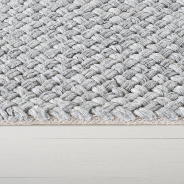 Safavieh Lrl Callum Handwoven Herringbone Runner Eco Friendly Silver Tones for Hallways 3'-0" x 5'-0" LRL1801G-3