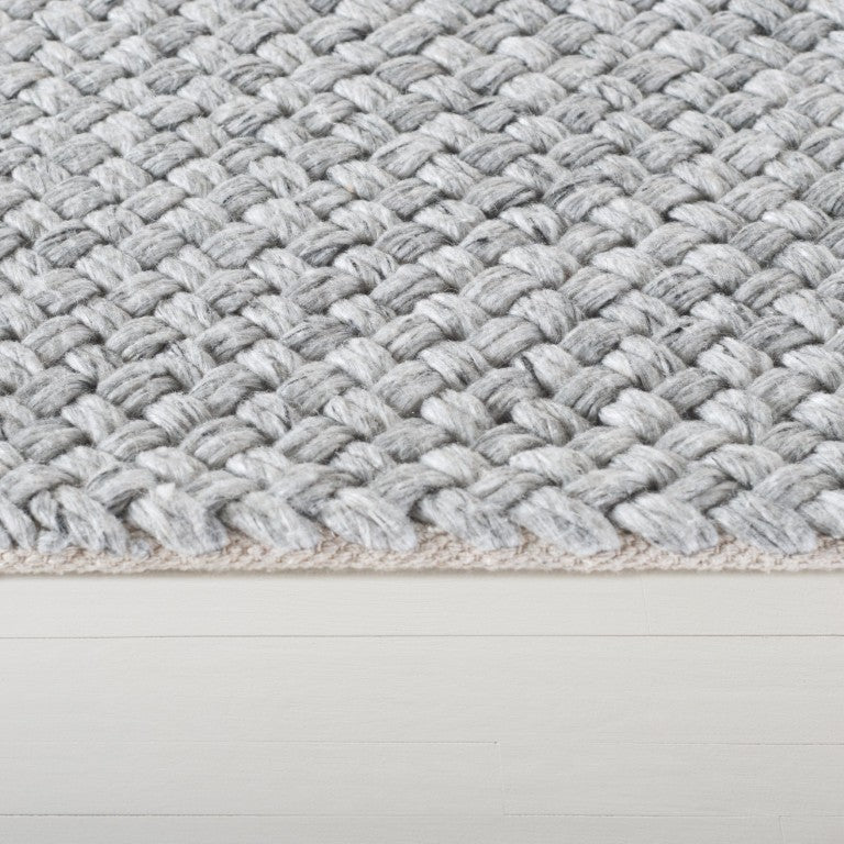Safavieh Lrl Callum Handwoven Herringbone Runner Eco Friendly Silver Tones for Hallways 8'-0" x 10'-0" LRL1801G-8