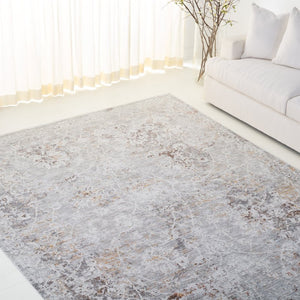 Safavieh Lauren Ralph Traditional Power Loomed Polyester Area Rug for Living Room or Bedroom 8'-0" x 10'-0" LRL1811G-8