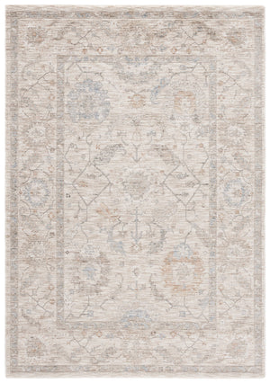 Safavieh Lauren Timeless Floral Turkish Area Rug In Beige With Rust Blue Accents, Low-Profile, Durable Power-Loomed Elegance 10'-0" x 14'-0" LRL1851B-10