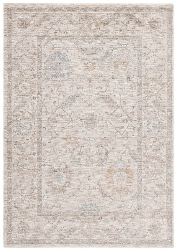 Safavieh Lauren Transitional Floral Area Rug In Beige With Rust-Blue Accents, Power-Loomed Turkey, Durable Soft Pile 8'-0" x 10'-0" LRL1851B-8