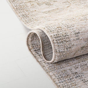 Safavieh Lauren Turkish Power-Loomed Area Rug In Beige Ivory Grey — Low-Profile Polyester Pile, Durable Elegance 6'-7" x 9'-6" LRL1853B-7