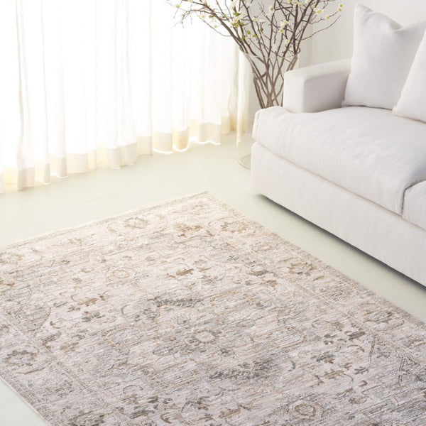 Safavieh Lauren Ralph Flora Transitional Floral Geometric Polyester Area Rug for Living Dining LRL1853B-5