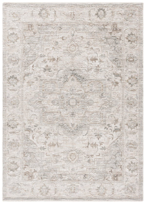 Safavieh Lauren Turkish Power-Loomed Area Rug In Beige Ivory Grey — Low-Profile Polyester Pile, Durable Elegance 6'-7" x 9'-6" LRL1853B-7