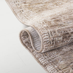 Safavieh Lauren Taupe Beige Traditional Area Rug - Low Pile Power-Loomed Polyester, Durable Elegance 9'-0" x 12'-0" LRL1853E-9
