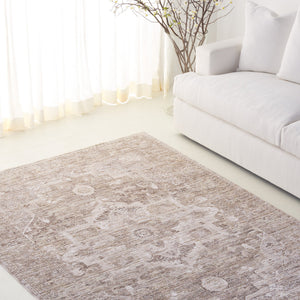 Safavieh Lauren Neutral Taupe & Beige Area Rug By Ralph Lauren — Low-Profile, Power-Loomed Turkish Durability 10'-0" x 14'-0" LRL1853E-10