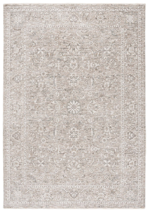 Safavieh Lauren Neutral Beige Taupe Area Rug — Low-Profile Power‑Loomed Polyester With Cotton Backing, Durable Elegance 6'-7" x 9'-6" LRL1854B-7