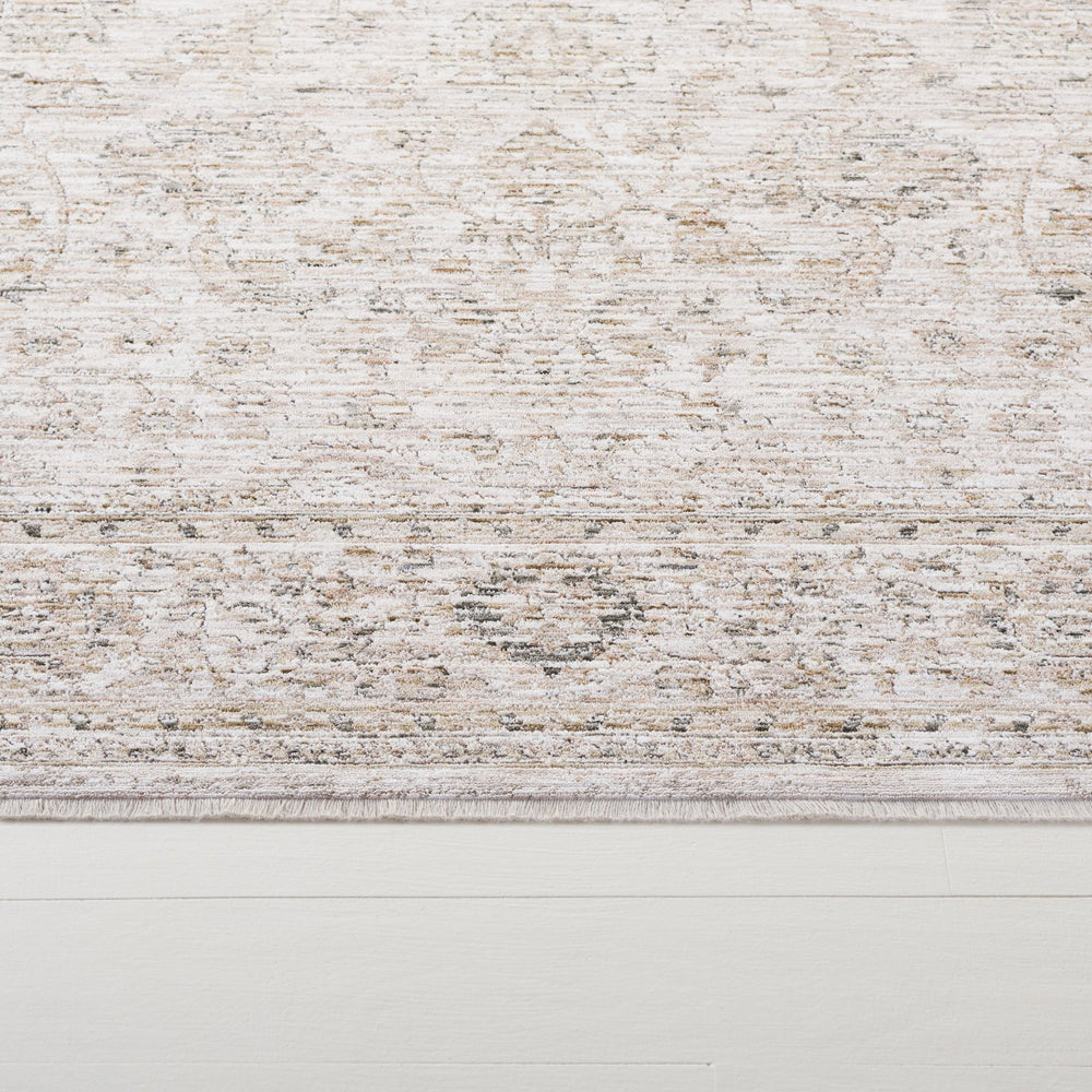 Safavieh Lauren Transitional Floral Distressed Rug In Beige Ivory Taupe — Low-Profile, Durable, Soft Underfoot 8'-0" x 10'-0" LRL1854E-8