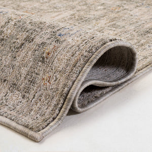 Safavieh Lauren Transitional Marine & Grey Ivory Area Rug — Low-Profile 1/4" Pile, Power-Loomed Durability And Stain-Resistant Comfort 10'-0" x 14'-0" LRL1856F-10
