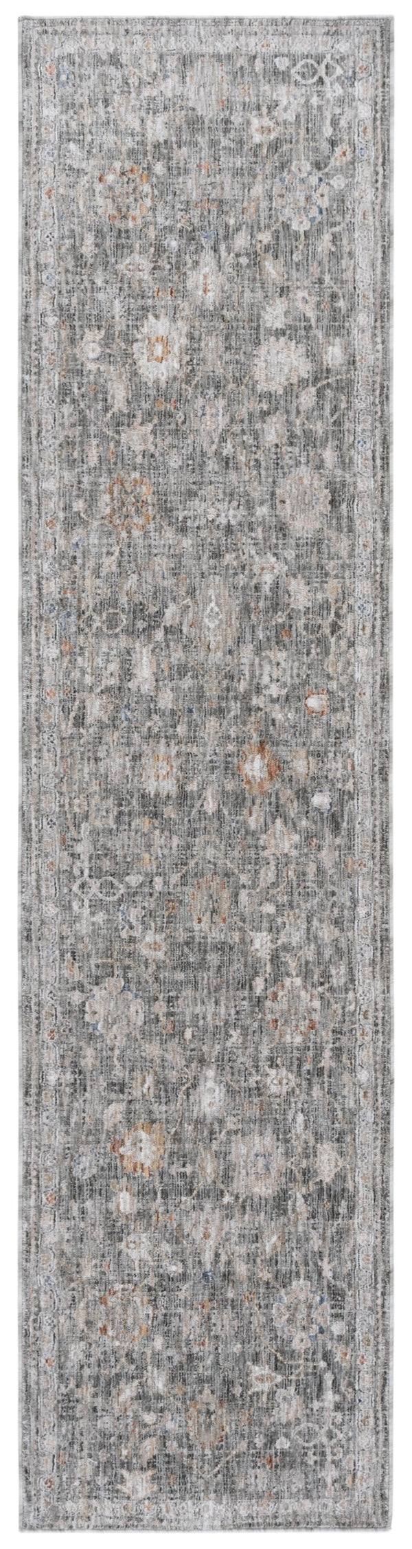 Safavieh Lauren Transitional Marine & Grey Ivory Area Rug — Low-Profile 1/4" Pile, Power-Loomed Durability And Stain-Resistant Comfort 10'-0" x 14'-0" LRL1856F-10