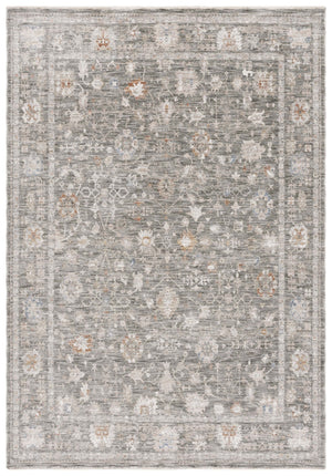 Safavieh Lauren Transitional Floral Rug In Marine & Grey Ivory — Low Profile, Power-Loomed Turkish Durability 9'-0" x 12'-0" LRL1856F-9