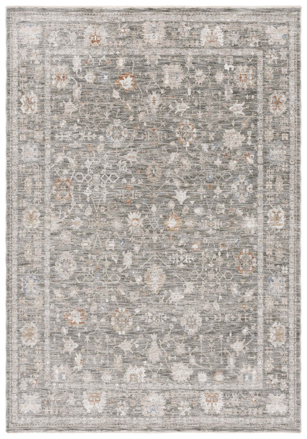 Safavieh Lauren Transitional Marine & Grey Ivory Area Rug — Low-Profile 1/4" Pile, Power-Loomed Durability And Stain-Resistant Comfort 10'-0" x 14'-0" LRL1856F-10
