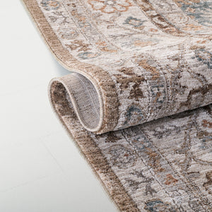 Safavieh Lrl Traditional Power-Loomed Area Rug In Brown & Grey — Low-Profile Polyester With Cotton Accents, 8X10 8'-0" x 10'-0" LRL300T-8