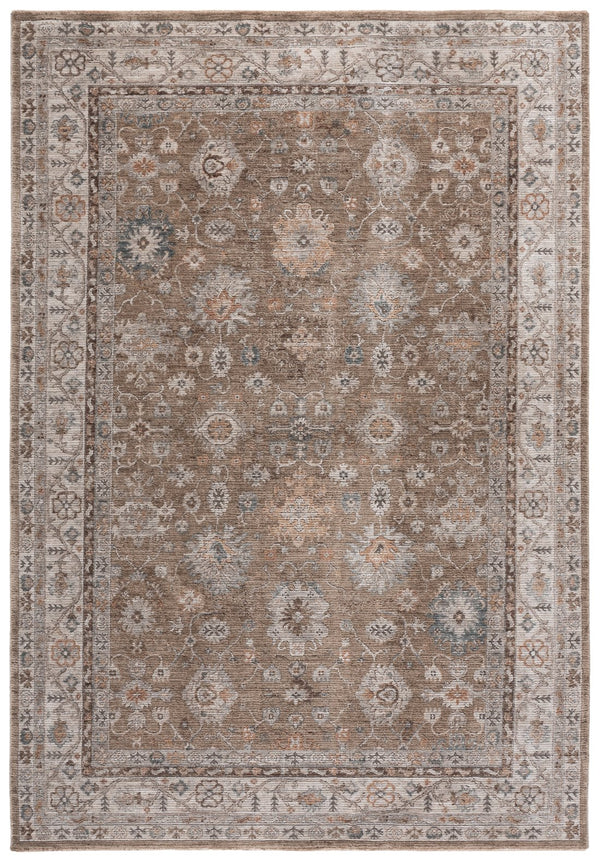 Safavieh Lrl Traditional Power-Loomed Area Rug In Brown & Grey — Low-Profile Polyester With Cotton Accents, 8X10 8'-0" x 10'-0" LRL300T-8