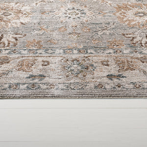Safavieh Lrl Calming Abbey Grey Blue Area Rug — Low-Profile 3/8" Pile, Durable Power-Loomed Polyester, Elegant Neutral Style 9'-0" x 12'-0" LRL302F-9