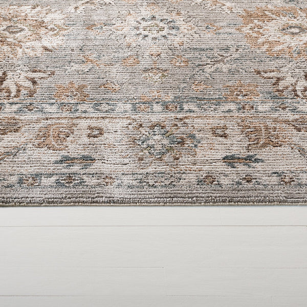 Safavieh Lrl Calming Abbey Grey Blue Area Rug — Low-Profile 3/8" Pile, Durable Power-Loomed Polyester, Elegant Neutral Style 9'-0" x 12'-0" LRL302F-9