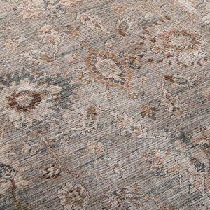 Safavieh Lrl Calming Abbey Grey Blue Area Rug — Low-Profile 3/8" Pile, Durable Power-Loomed Polyester, Elegant Neutral Style 9'-0" x 12'-0" LRL302F-9
