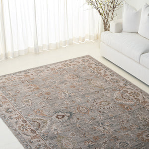 Safavieh Lrl Calming Abbey Grey Blue Area Rug — Low-Profile 3/8" Pile, Durable Power-Loomed Polyester, Elegant Neutral Style 9'-0" x 12'-0" LRL302F-9