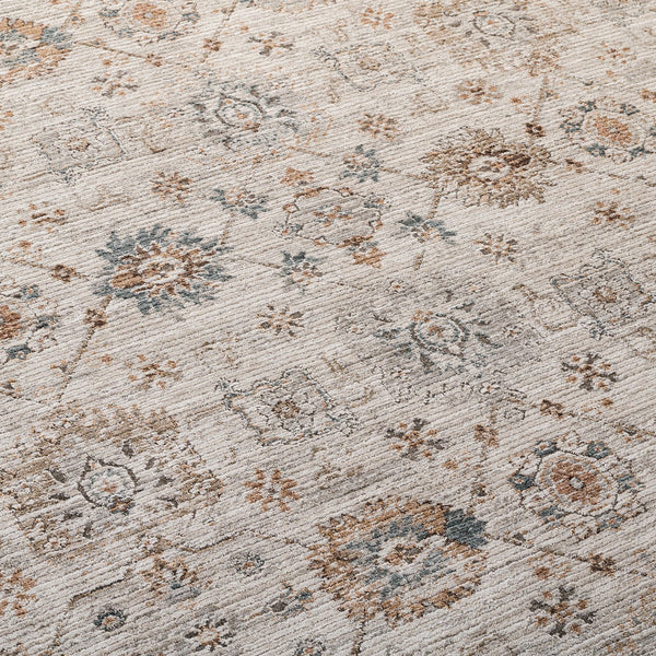 Safavieh Lrl Timeless Abbey Ivory And Blue Area Rug – Power‑Loomed Turkish Polyester Pile, Low Profile Elegance 9'-0" x 12'-0" LRL304A-9