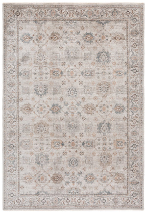 Safavieh Lrl Timeless Abbey Ivory And Blue Area Rug – Power‑Loomed Turkish Polyester Pile, Low Profile Elegance 9'-0" x 12'-0" LRL304A-9