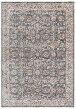 Safavieh Lrl Elegant Abbey Blue & Grey Area Rug 8X10 Low Profile Power-Loomed Polyester Cotton Backing 9'-0" x 12'-0" LRL304M-9