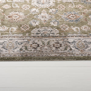 Safavieh Lrl Muted Abbey Green And Grey Area Rug — Power-Loomed Turkish Polyester, Low-Profile 3/8" Pile, Fade-Resistant 8'-0" x 10'-0" LRL304Y-8
