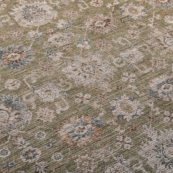 Safavieh Lrl Muted Abbey Green And Grey Area Rug — Power-Loomed Turkish Polyester, Low-Profile 3/8" Pile, Fade-Resistant 8'-0" x 10'-0" LRL304Y-8
