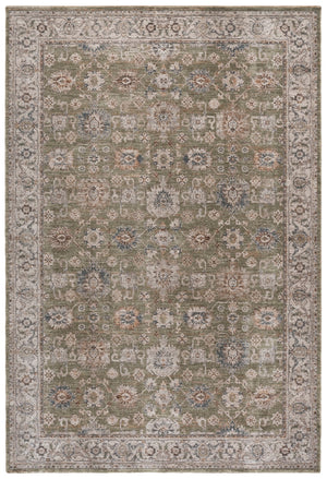 Safavieh Lrl Muted Abbey Green And Grey Area Rug — Power-Loomed Turkish Polyester, Low-Profile 3/8" Pile, Fade-Resistant 8'-0" x 10'-0" LRL304Y-8