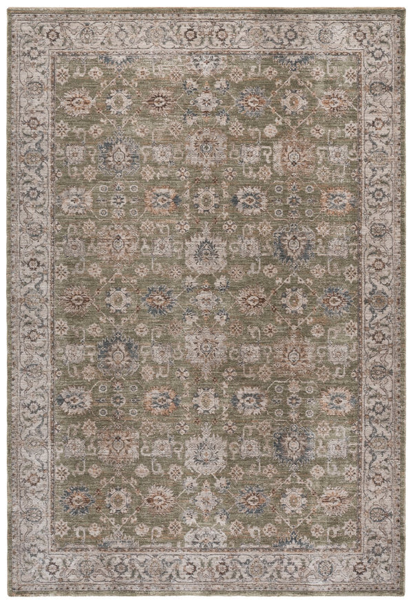 Safavieh Lrl Muted Abbey Green And Grey Area Rug — Power-Loomed Turkish Polyester, Low-Profile 3/8" Pile, Fade-Resistant 8'-0" x 10'-0" LRL304Y-8