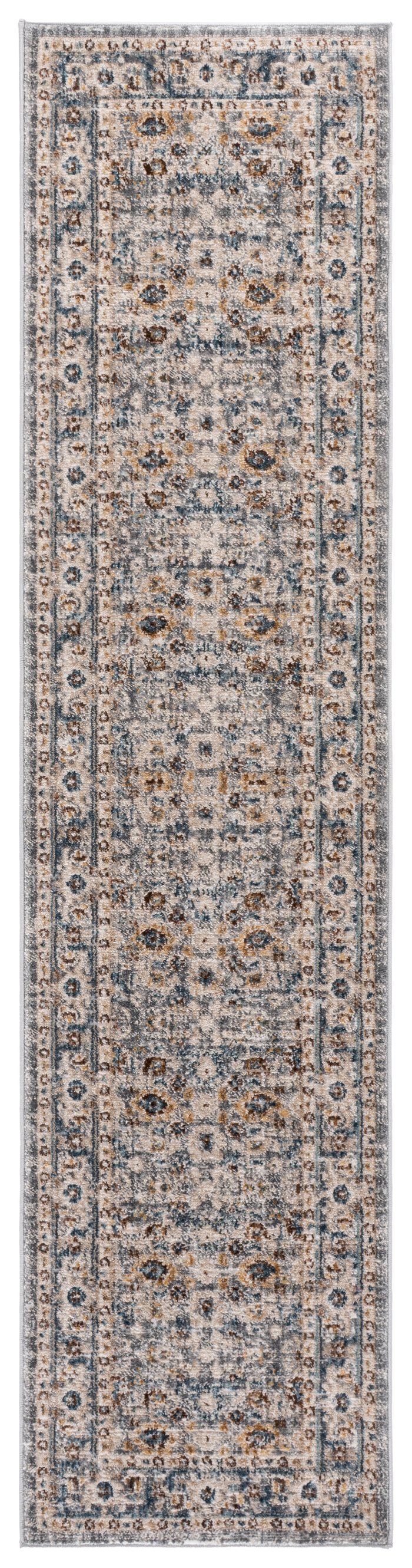 Safavieh Lrl Calm Hayden 5X7 Blue-Grey Area Rug — Low-Profile 3/8" Pile, Power-Loomed, Stain-Resistant Comfort LRL400M-5