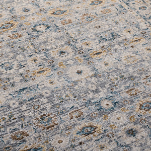 Safavieh Lrl Calm Hayden 5X7 Blue-Grey Area Rug — Low-Profile 3/8" Pile, Power-Loomed, Stain-Resistant Comfort LRL400M-5