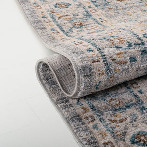 Safavieh Lrl Calm Hayden 5X7 Blue-Grey Area Rug — Low-Profile 3/8" Pile, Power-Loomed, Stain-Resistant Comfort LRL400M-5