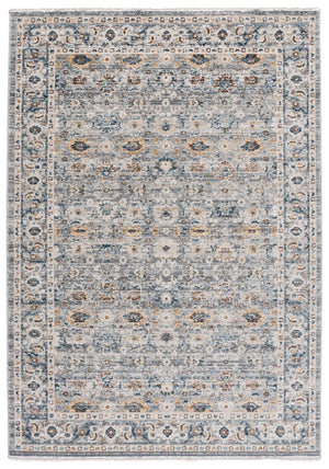 Safavieh Lrl Calm Hayden 5X7 Blue-Grey Area Rug — Low-Profile 3/8" Pile, Power-Loomed, Stain-Resistant Comfort LRL400M-5
