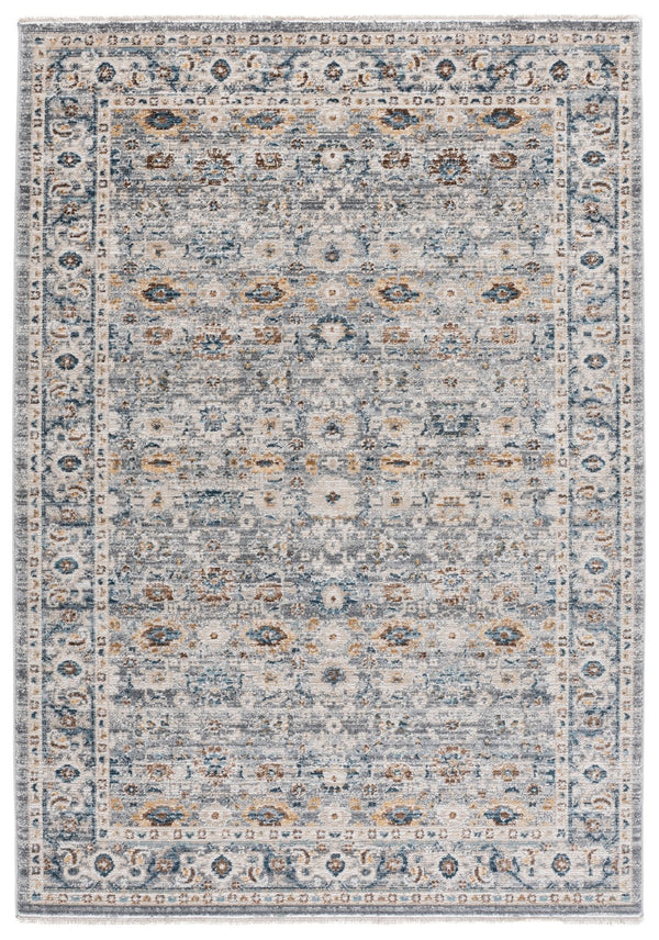 Safavieh Lrl Calm Hayden 5X7 Blue-Grey Area Rug — Low-Profile 3/8" Pile, Power-Loomed, Stain-Resistant Comfort LRL400M-5