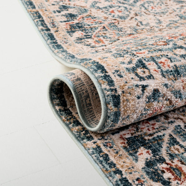 Safavieh Lrl Hayden Blue/Grey 5X7 Area Rug - Power‑Loomed Turkey, Low 3/8" Pile, Durable Poly Blend, Stain‑Resist LRL402M-5