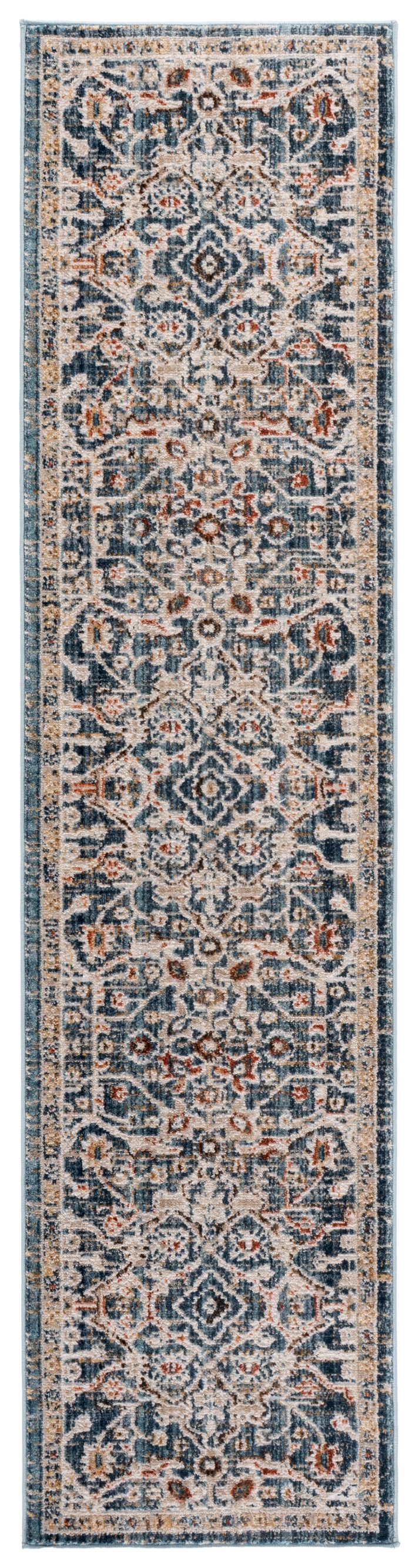 Safavieh Lrl Hayden Blue/Grey 5X7 Area Rug - Power‑Loomed Turkey, Low 3/8" Pile, Durable Poly Blend, Stain‑Resist LRL402M-5