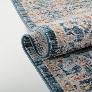 Safavieh Lrl Hayden Blue/Grey 5X7 Area Rug - Power‑Loomed Turkey, Low 3/8" Pile, Durable Poly Blend, Stain‑Resist LRL402M-5