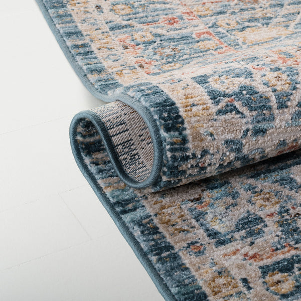 Safavieh Lrl Hayden Blue/Grey 5X7 Area Rug - Power‑Loomed Turkey, Low 3/8" Pile, Durable Poly Blend, Stain‑Resist LRL402M-5
