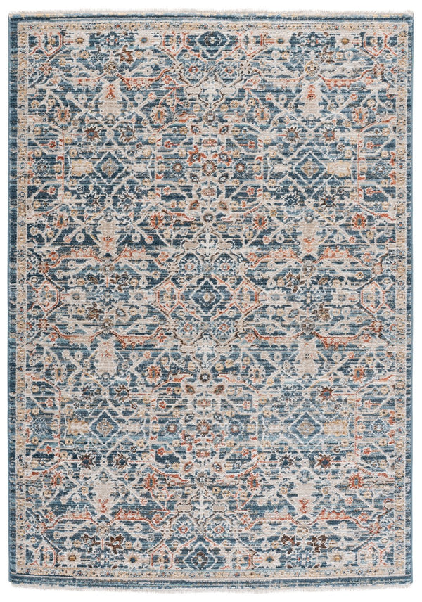 Safavieh Lrl Hayden Blue/Grey 5X7 Area Rug - Power‑Loomed Turkey, Low 3/8" Pile, Durable Poly Blend, Stain‑Resist LRL402M-5