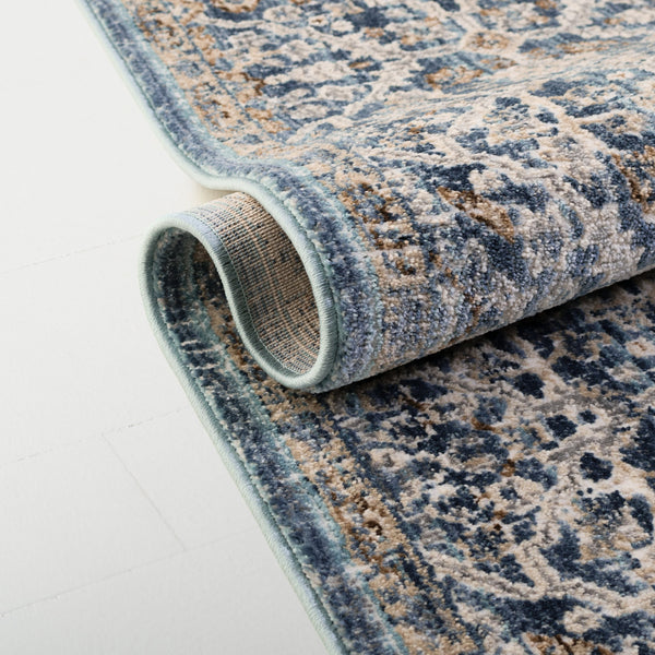 Safavieh Lrl Hayden Blue Area Rug — Power-Loomed Turkish Construction, Low-Profile Pile, Stain-Resistant Comfort And Style 5'-0" x 7'-0" LRL404M-5