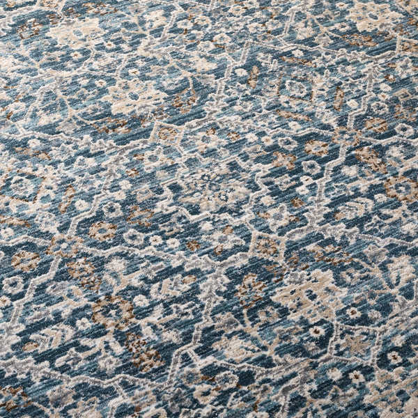 Safavieh Lrl Hayden Blue Area Rug — Power-Loomed Turkish Construction, Low-Profile Pile, Stain-Resistant Comfort And Style 5'-0" x 7'-0" LRL404M-5