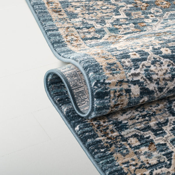 Safavieh Lrl Hayden Blue Area Rug — Power-Loomed Turkish Construction, Low-Profile Pile, Stain-Resistant Comfort And Style 5'-0" x 7'-0" LRL404M-5