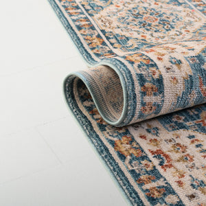 Safavieh Lrl Elegant Hayden Blue 5X7 Area Rug - Soft Power-Loomed Poly Blend, Stain-Resistant, Modern Flair LRL410M-5
