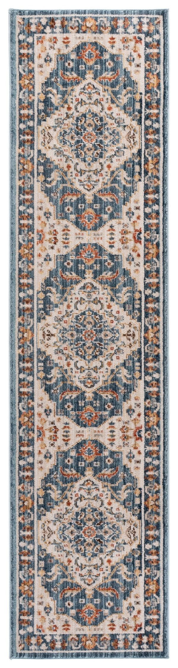 Safavieh Lrl Elegant Hayden Blue 5X7 Area Rug - Soft Power-Loomed Poly Blend, Stain-Resistant, Modern Flair LRL410M-5